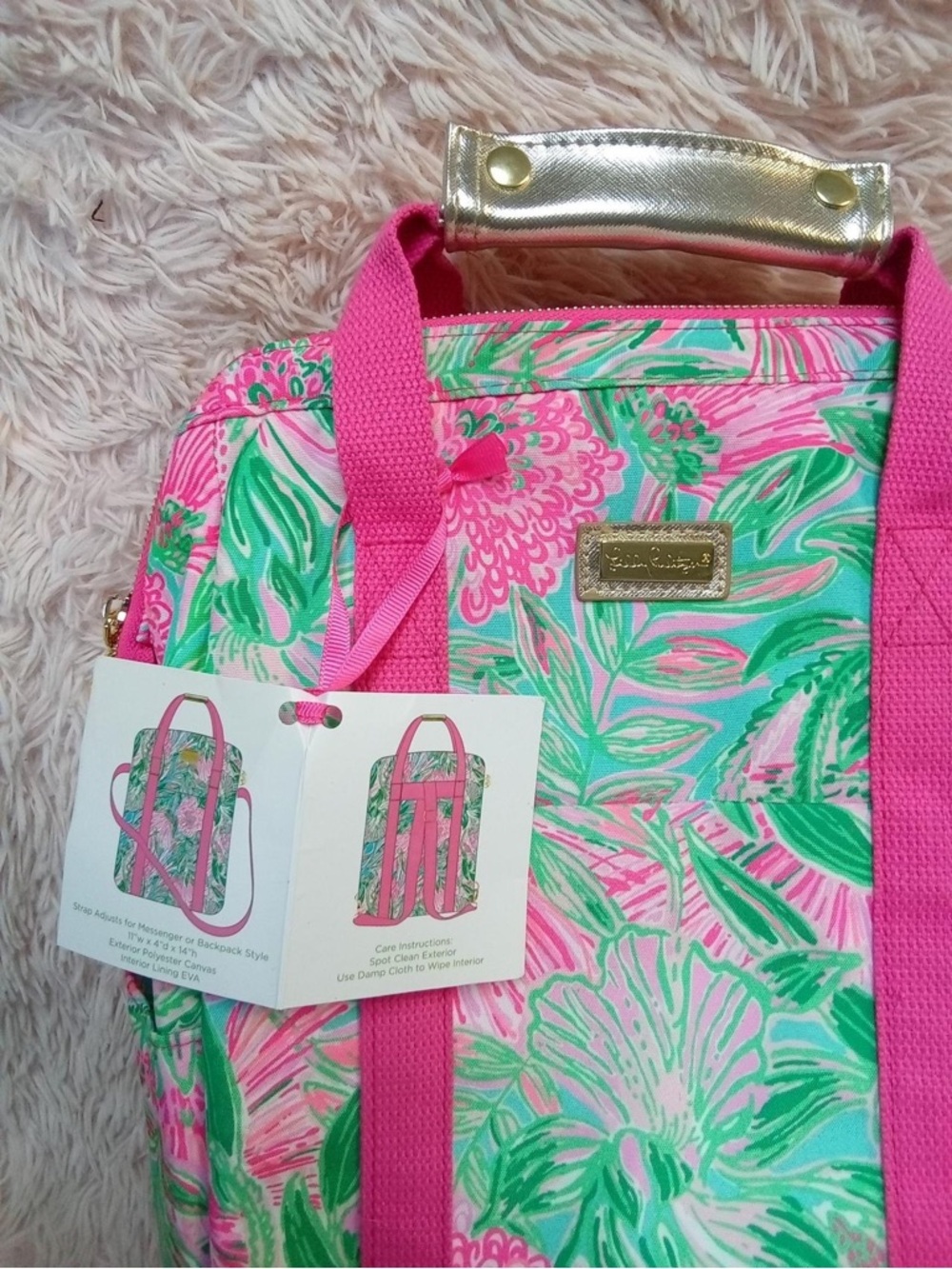 Lilly Pulitzer Backpack Cooler - Coming in Hot - Brand New with tags! - Picture 9 of 11